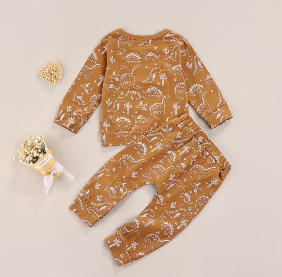 Caramel Dinosaur Casual Wear #2000265