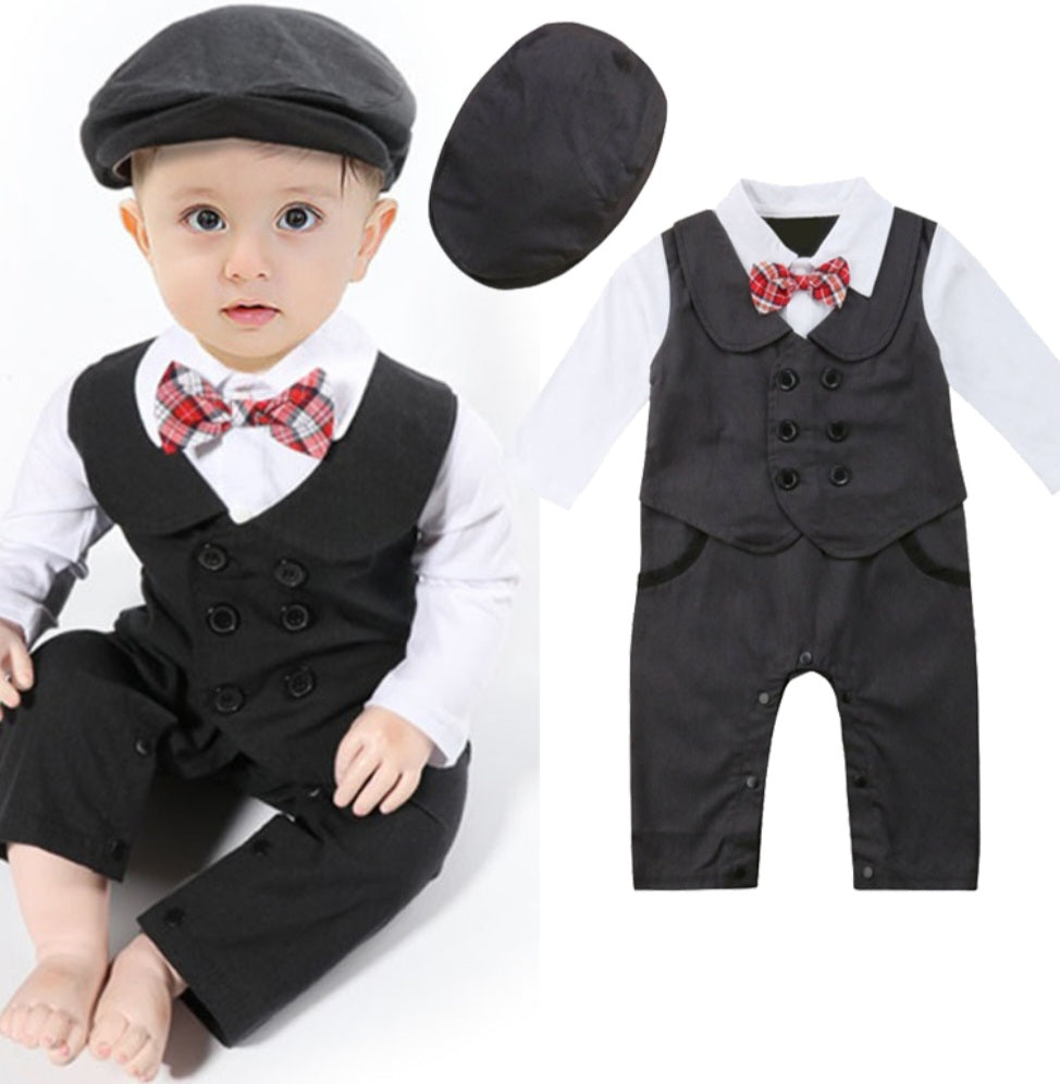 Gentleman Suit and Milk Man Cap #2000286