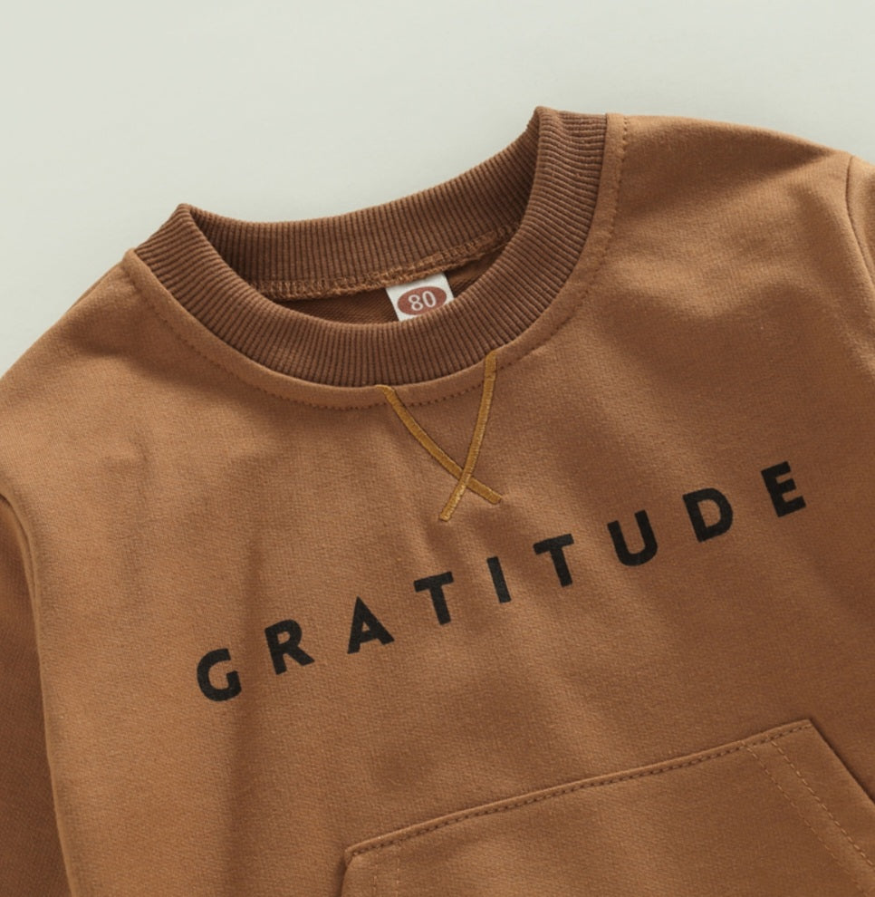 Toffee Gratitude Crewnek Tracksuit #2000338
