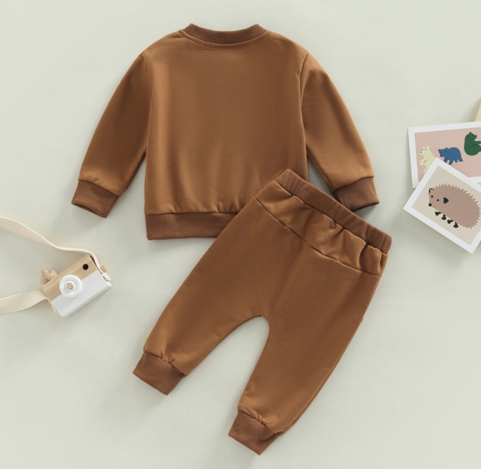 Toffee Gratitude Crewnek Tracksuit #2000338