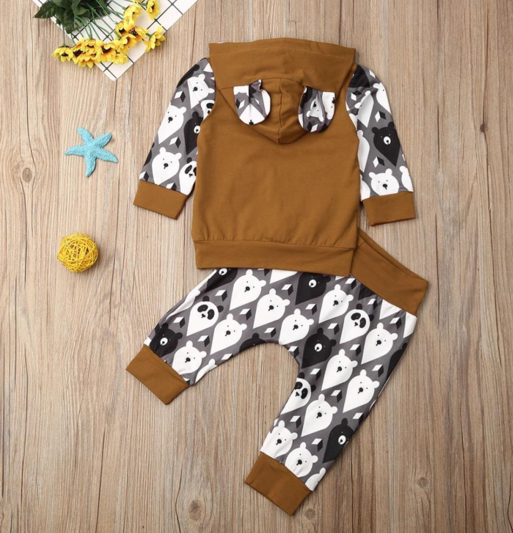 Bear Hooded Tracksuit #20009