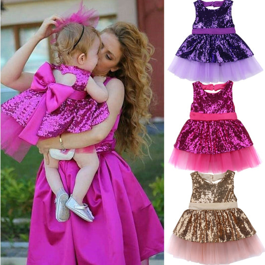 Pink Sequins Special Occasions Dress #1001034